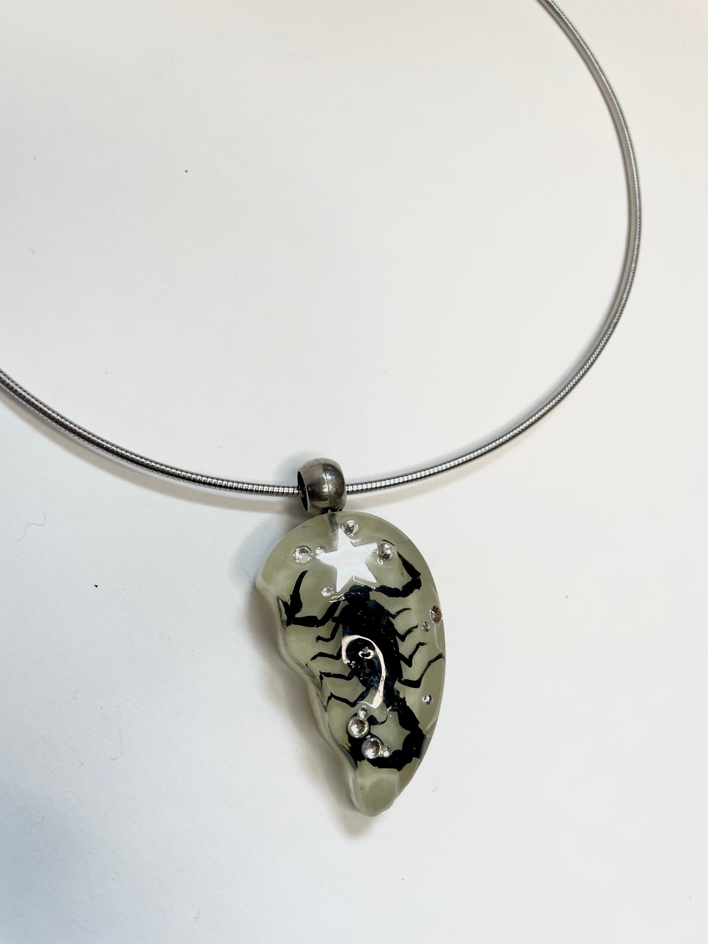 longing half heart wired choker