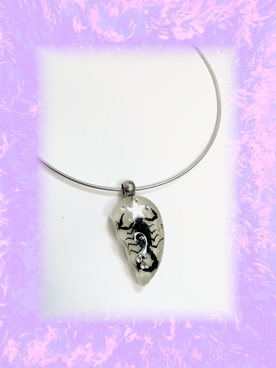 longing half heart wired choker