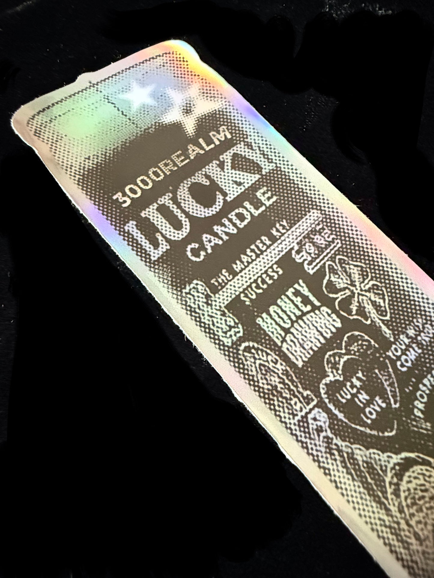 LUCKY CANDLE STICKER