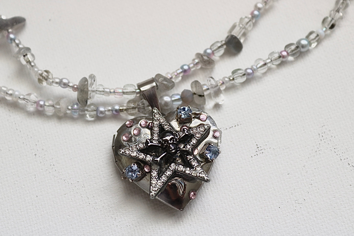 techno star locket choker