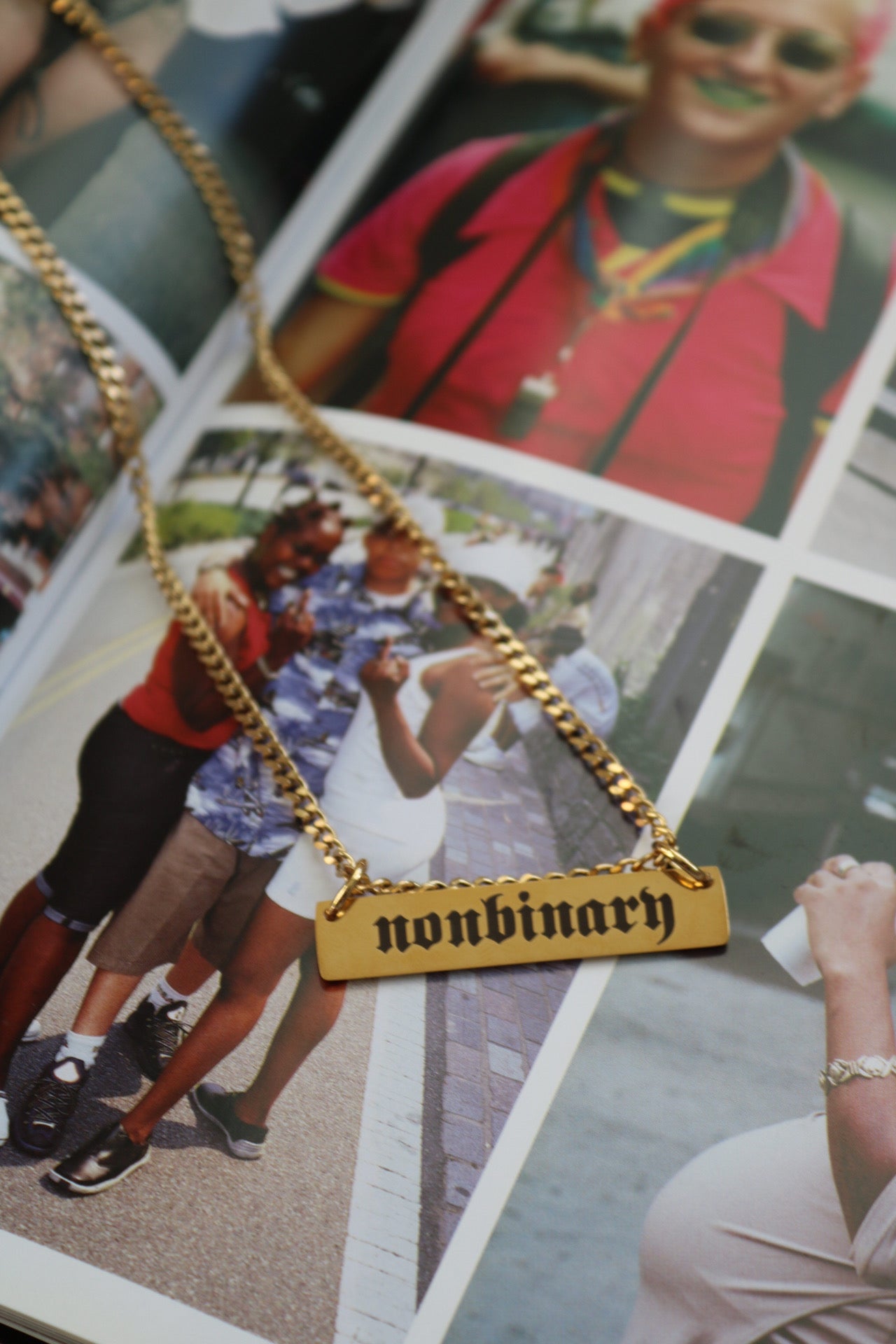 nonbinary chain necklace