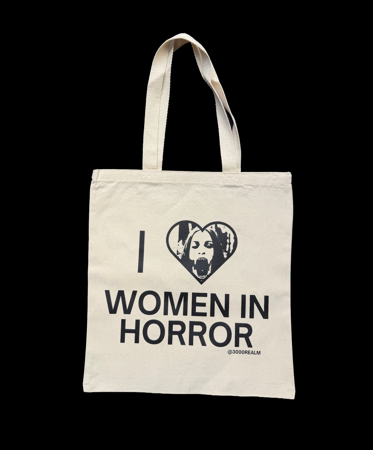 I HEART WOMEN IN HORROR - JENNIFER'S BODY TOTE BAG