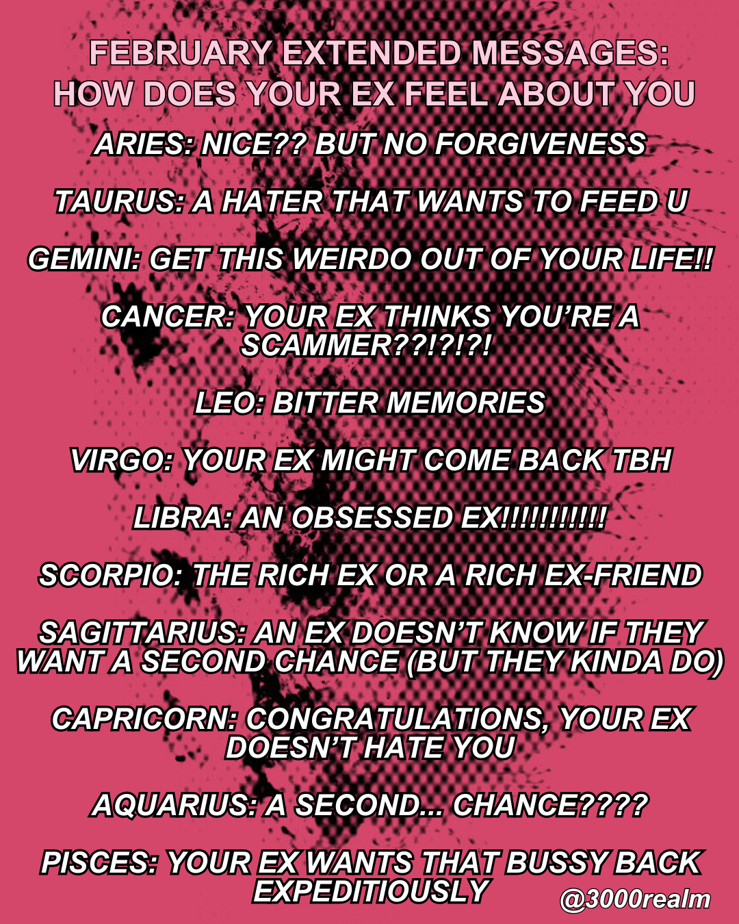 FEBRUARY 2026 - EXTENDED READINGS