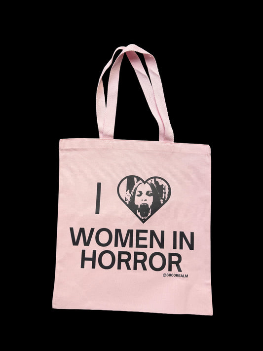 I HEART WOMEN IN HORROR - JENNIFER'S BODY TOTE BAG